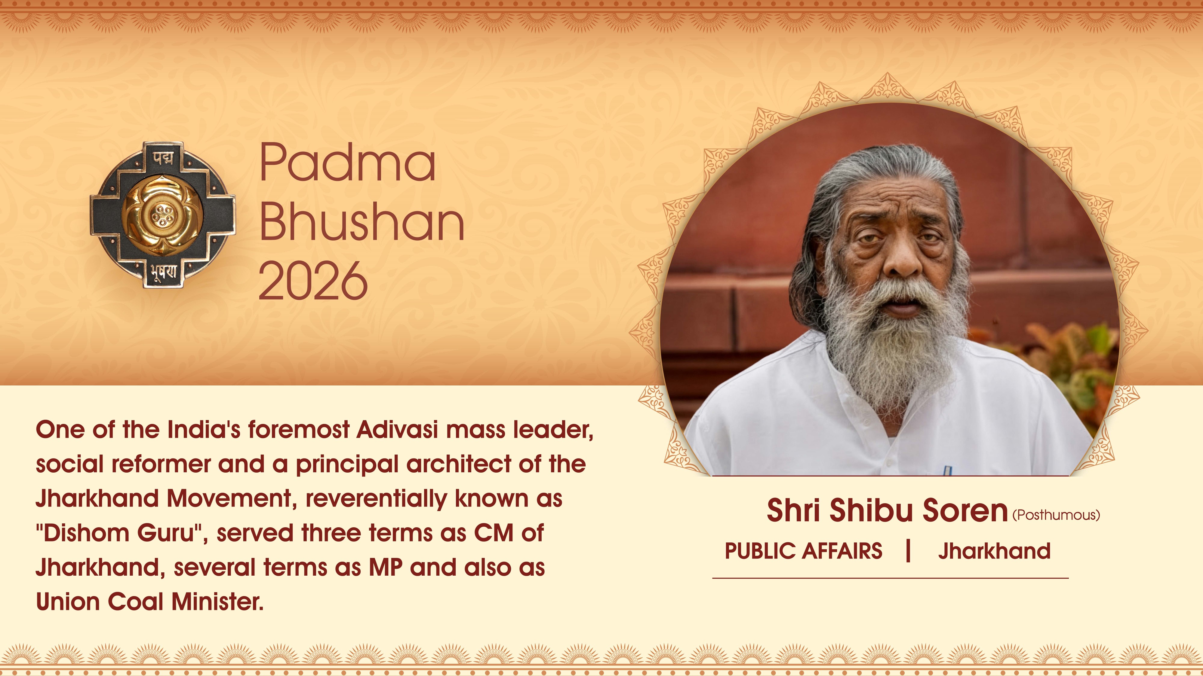 Padma Award Photos